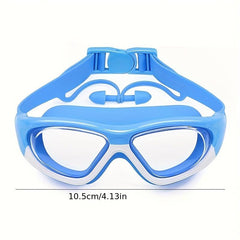 Kids Large Frame Swimming Goggles - Anti fog Diving Goggles