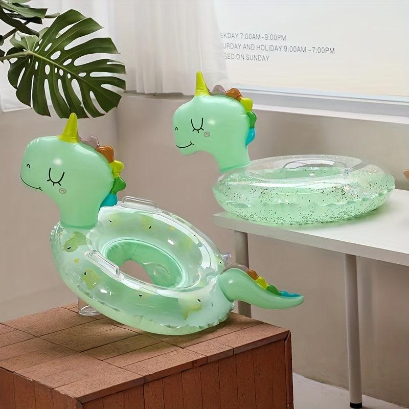 Little Dinosaur Swimming Ring for Kids Baby Swimming Seat Pool Toy