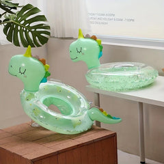 Little Dinosaur Swimming Ring for Kids Baby Swimming Seat Pool Toy