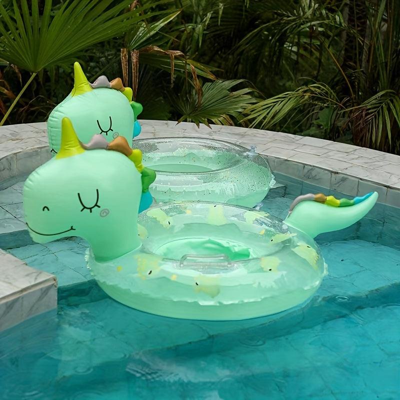 Little Dinosaur Swimming Ring for Kids Baby Swimming Seat Pool Toy
