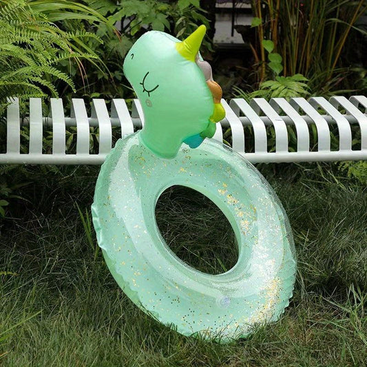 Little Dinosaur Swimming Ring for Kids Baby Swimming Seat Pool Toy