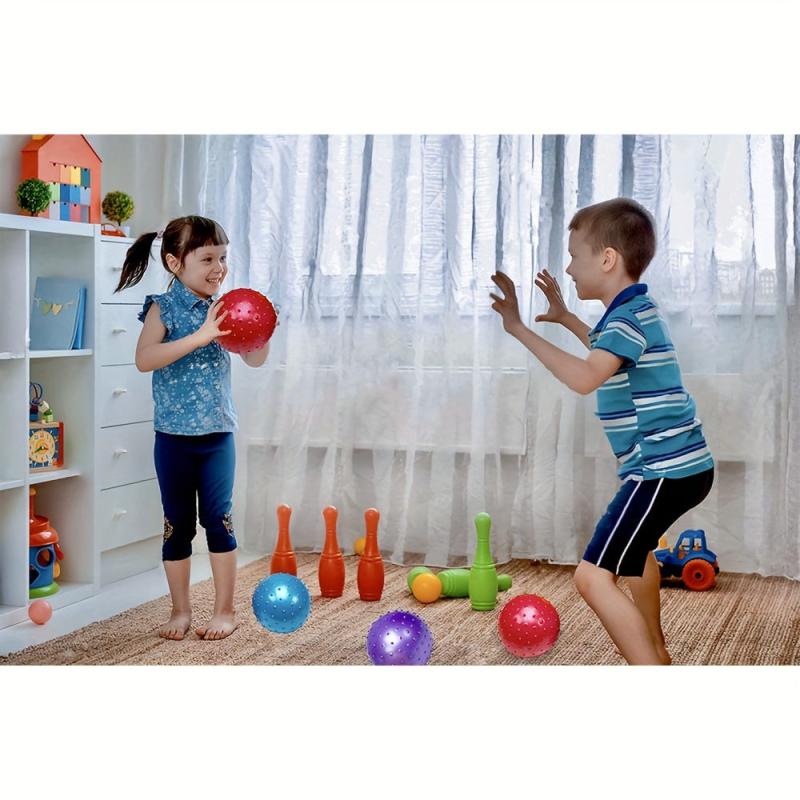 Inflatable Sensory Balls Pack of 5 - Toddler Toys Bulk
