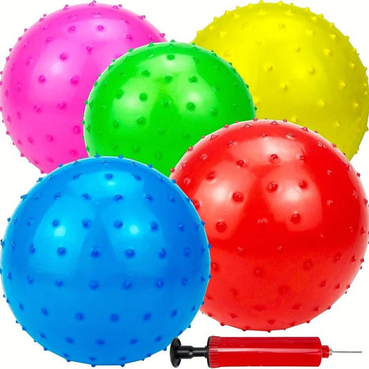Inflatable Sensory Balls Pack of 5 - Toddler Toys Bulk