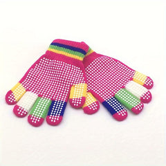 Anti Skid Magic Gloves Stretchy Winter Warm Knitted Gloves