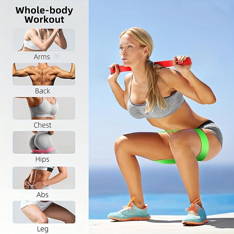 5-Piece Resistance Band Set for Exercise Fitness Gym Training