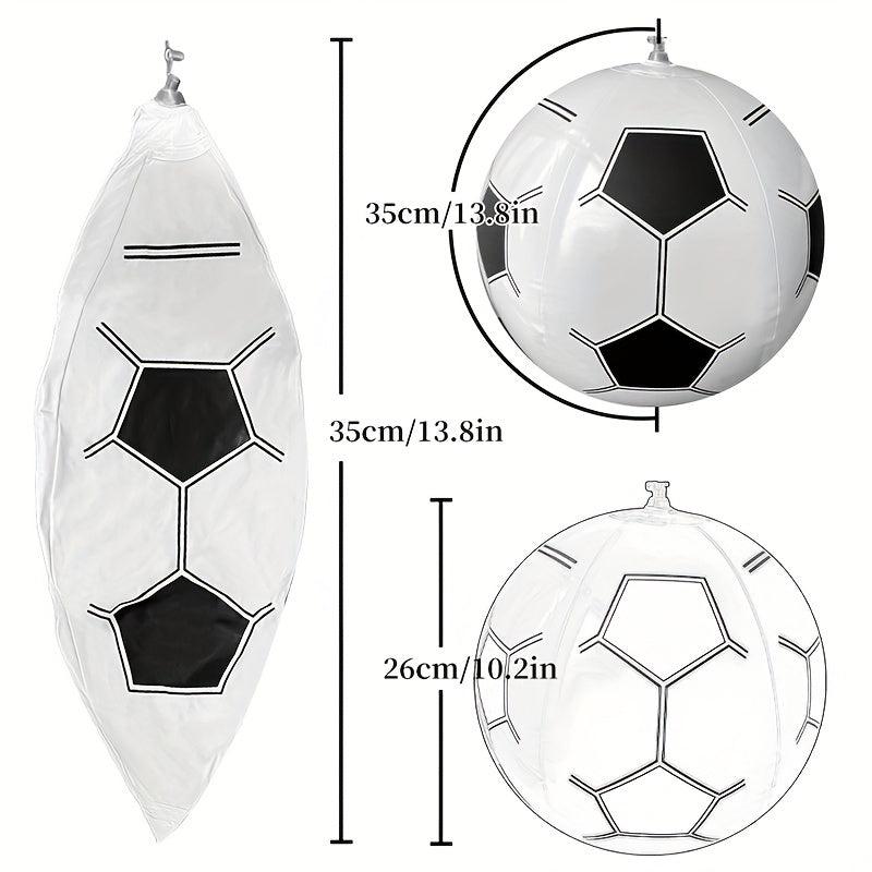 6pcs Inflatable Football 13 8inch Beach...