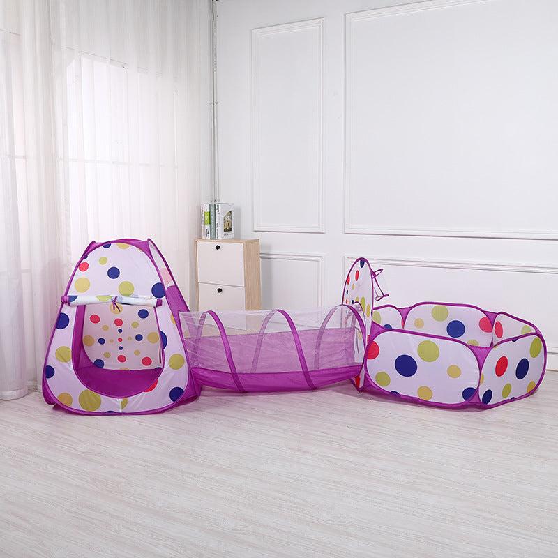 Baby Cartoon Children's Tent Game House Tunnel Ball Pool