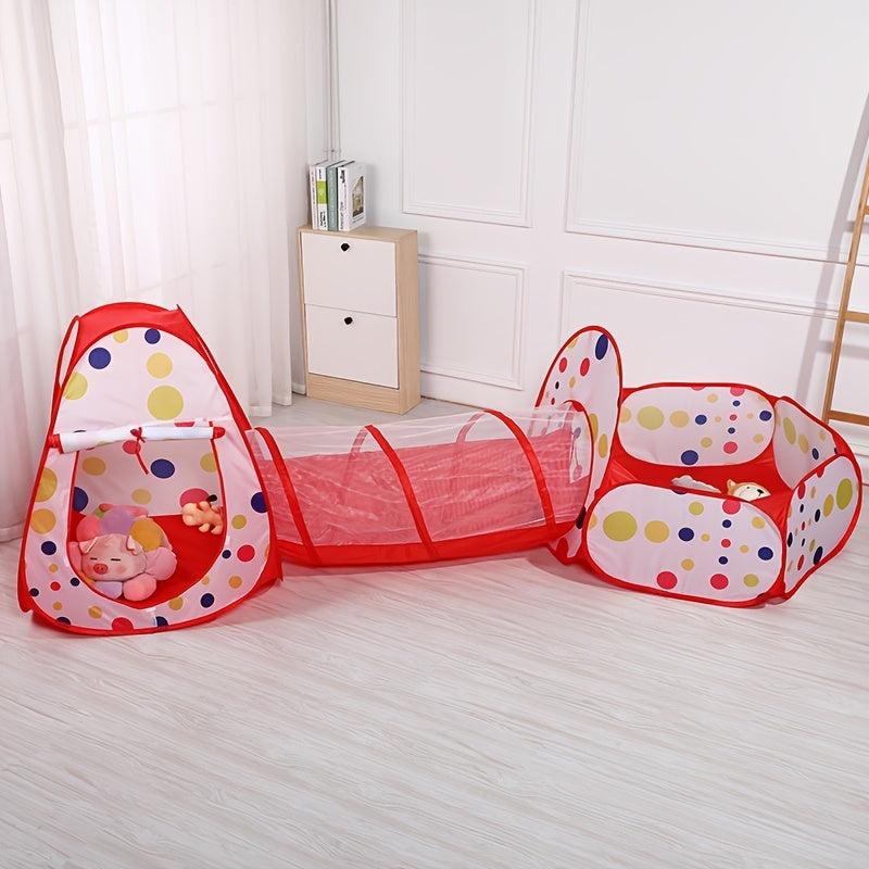Baby Cartoon Children's Tent Game House Tunnel Ball Pool