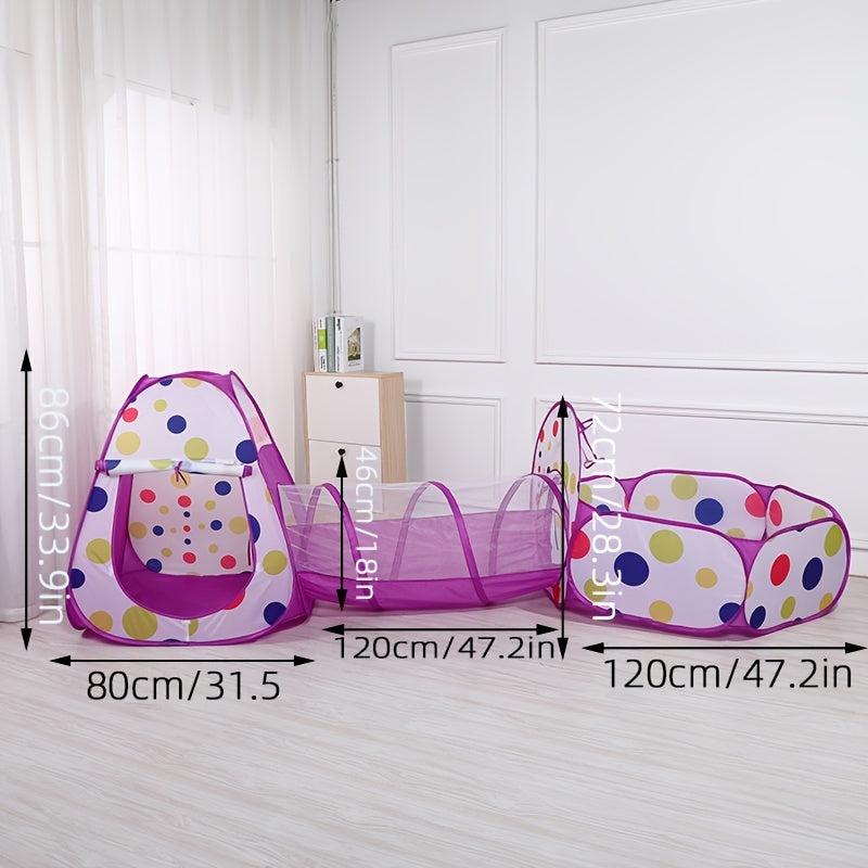 Baby Cartoon Children's Tent Game House Tunnel Ball Pool
