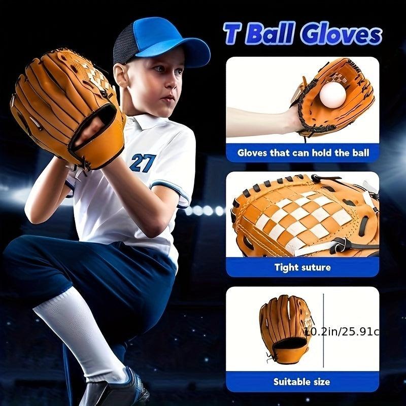 T Ball Sets with Glove Tee Ball Set for Kids Toddler Baseball Toys