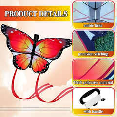 Butterfly Kite Easy to Fly Large Kite Long Tail Giant Nylon Outdoor Game