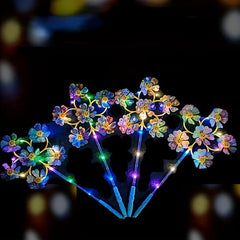 Luminous Toy Cartoon Spring Windmill Spring Toy for Kids