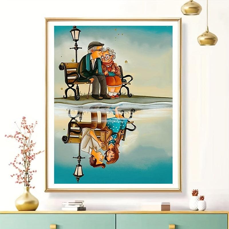 DIY Diamond Painting Digital Kit Art Craft Canvas Crystal Water Drill Embroidery