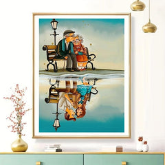 DIY Diamond Painting Digital Kit Art Craft Canvas Crystal Water Drill Embroidery