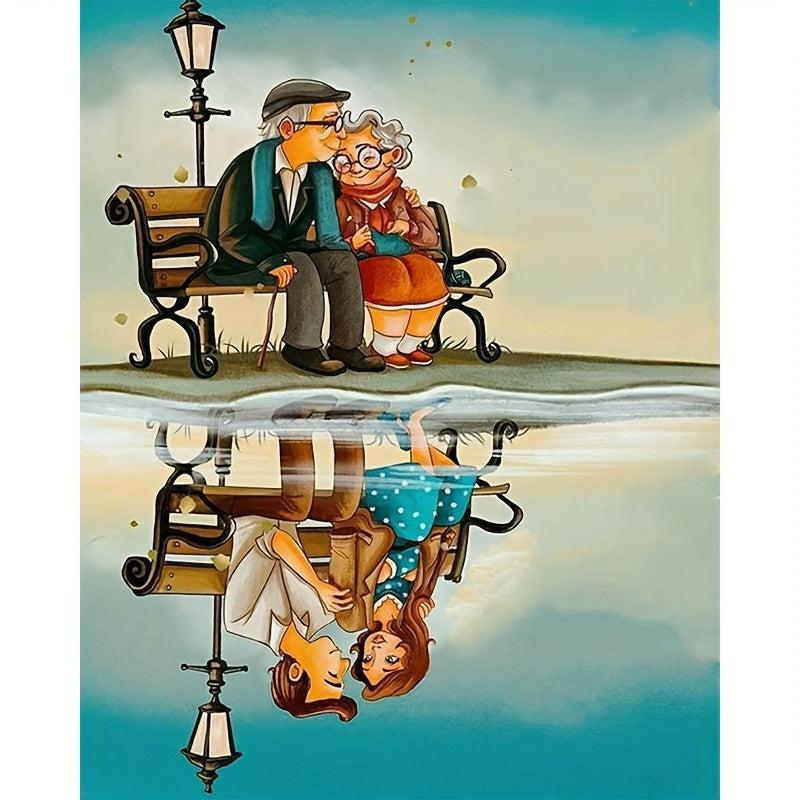 DIY Diamond Painting Digital Kit Art Craft Canvas Crystal Water Drill Embroidery