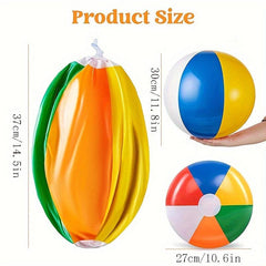 Large Rainbow Beach Balls for Pool Parties