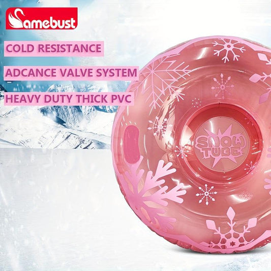 Inflatable Skiing Ring Pink Sequins 91