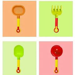 Children's Beach Toy Set - 14pcs Outdoor Activity Tool Set for Kids