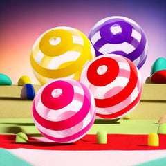 1pc Inflatable Beach Ball 40-64cm Rainbow Beach Ball