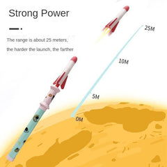 Rocket Gunner Pushing Rocket Outdoor Children's Toy
