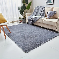 Soft Velvet Rectangle Rug Area Rug for Kids Play Tent Mat Pad