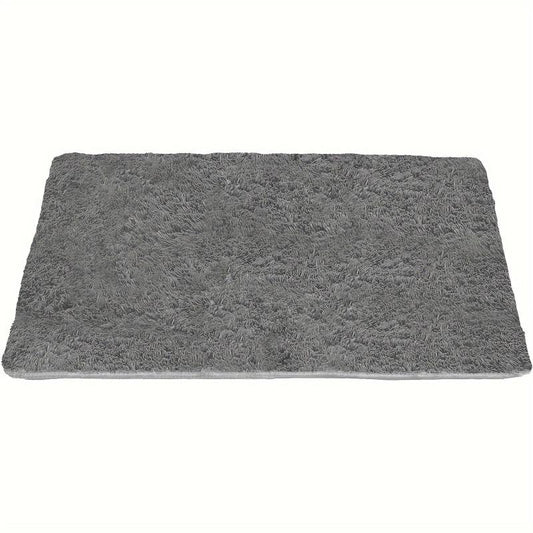 Soft Velvet Rectangle Rug Area Rug for Kids Play Tent Mat Pad