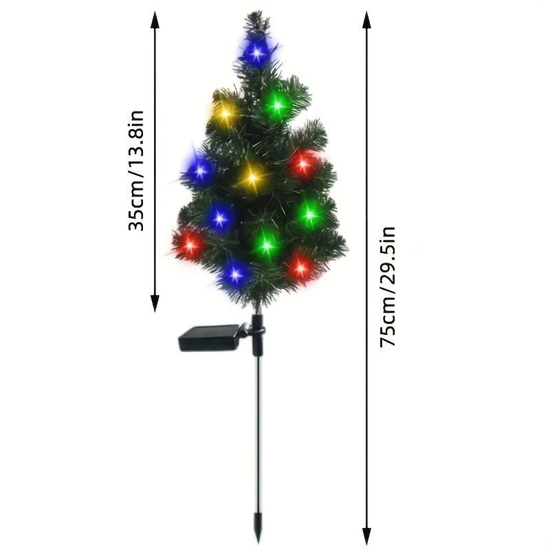 1PC Solar Garden Light Waterproof Outdoor Decoration Christmas Tree Light