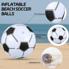 2pcs Inflatable Football Beach Ball Pool Party Game and Balloon Gift