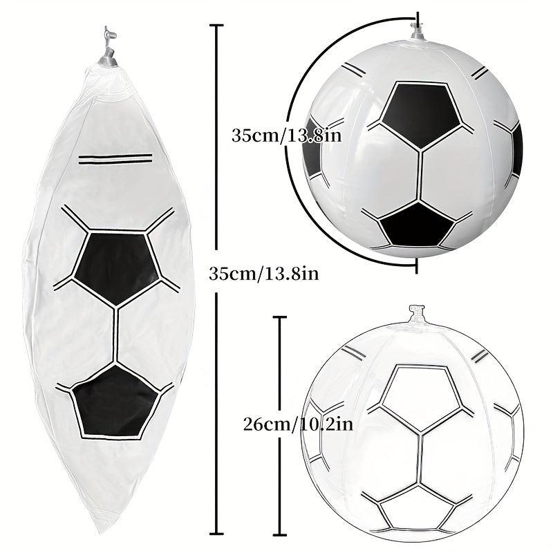 2pcs Inflatable Football Beach Ball Pool Party Game and Balloon Gift