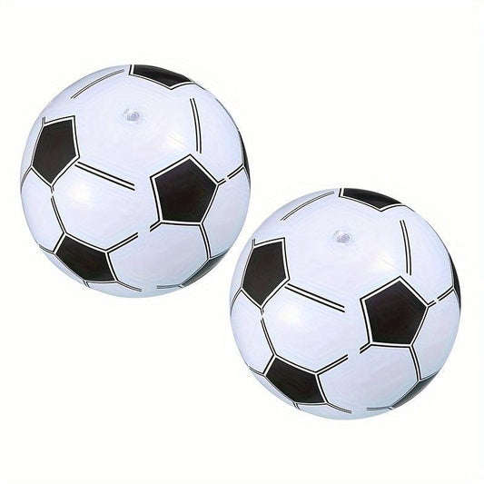 2pcs Inflatable Football Beach Ball Pool Party Game and Balloon Gift