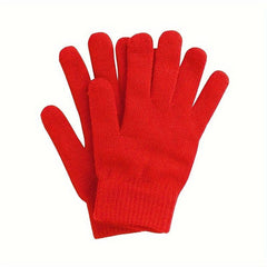 Stretchy Mittens Sports Knit Gloves Unisex Winter Elastic Warm Mittens
