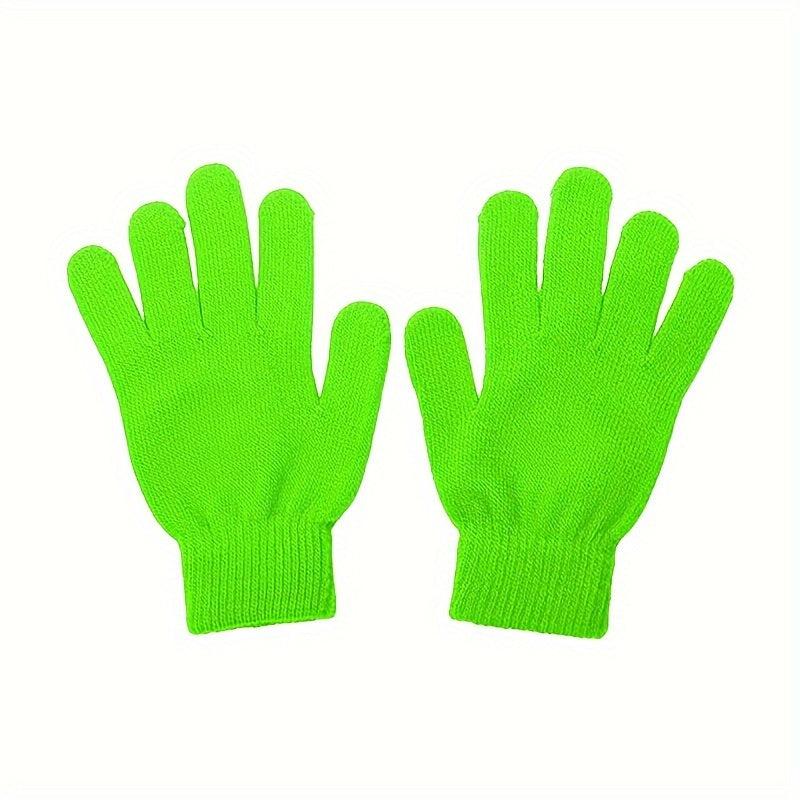 Stretchy Mittens Sports Knit Gloves Unisex Winter Elastic Warm Mittens