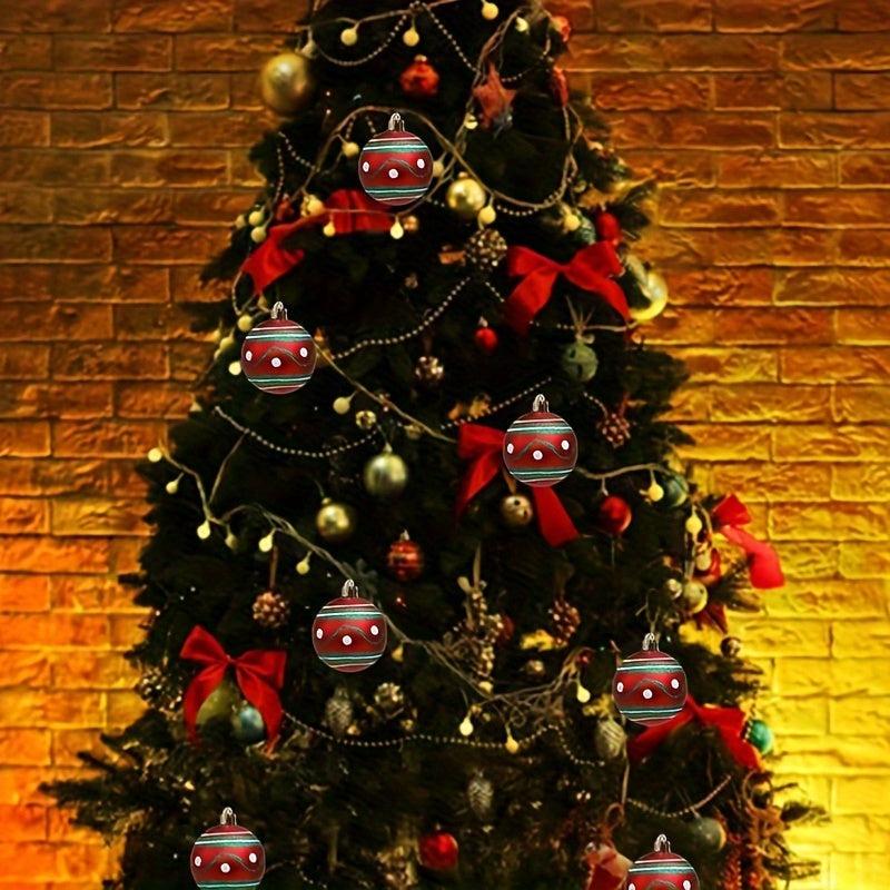 6pcs Shatterproof Christmas Ball Ornaments Set 60mm - Hanging Tree Ornaments