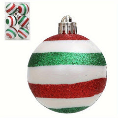 6pcs Shatterproof Christmas Ball Ornaments Set 60mm - Hanging Tree Ornaments