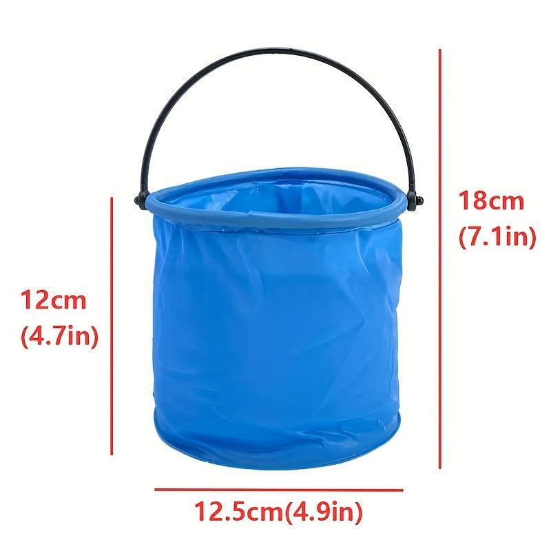 1pc Folding Beach Sand Bucket For Children Outdoors Gift