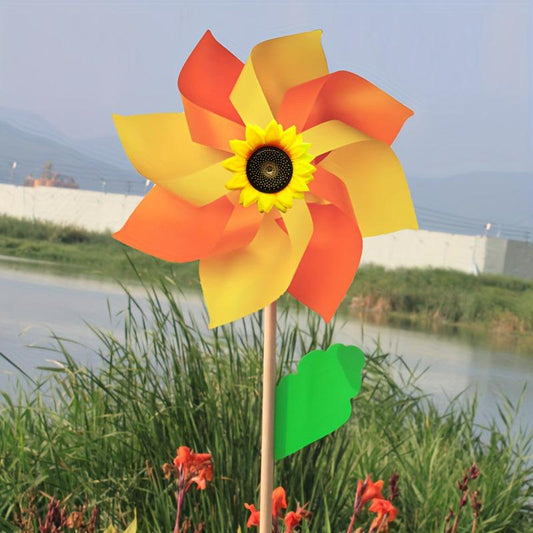 DIY Game Plastic Windmill Outdoor Toy Garden Decoration