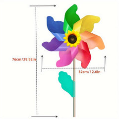 DIY Game Plastic Windmill Outdoor Toy Garden Decoration