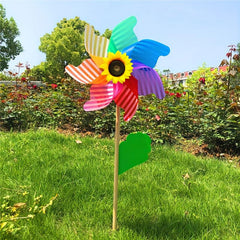 DIY Game Plastic Windmill Outdoor Toy Garden Decoration
