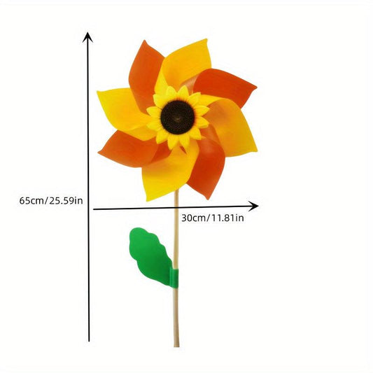 DIY Game Plastic Windmill Outdoor Toy Garden Decoration