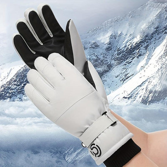 Women's Waterproof Touch Screen Ski Gloves