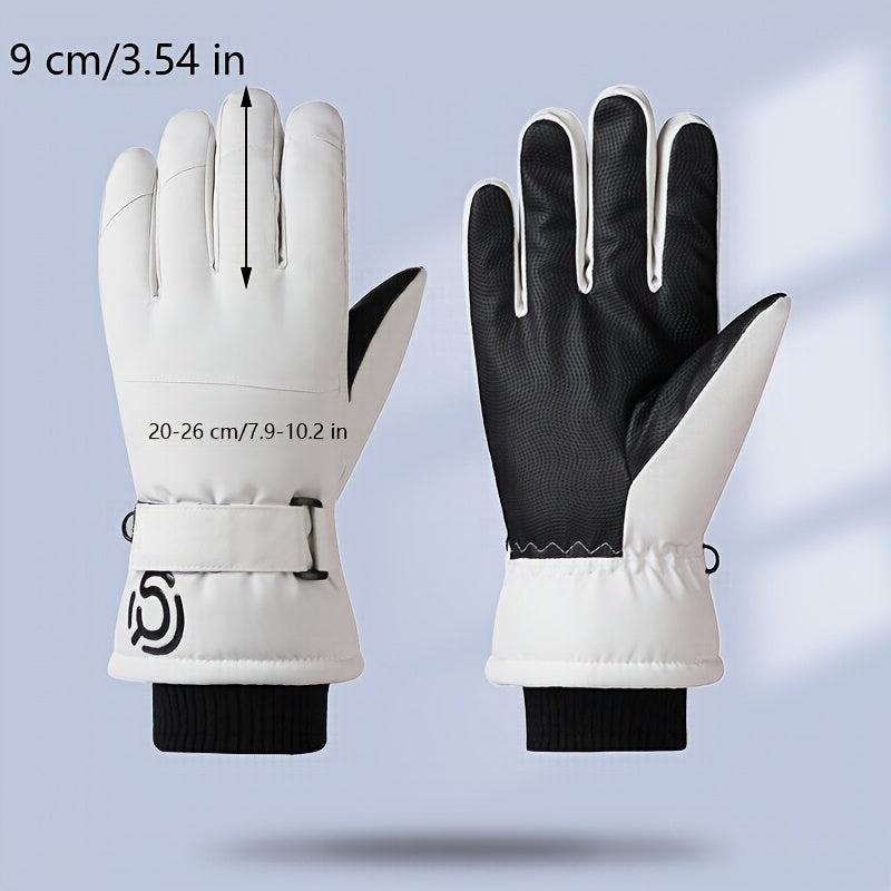 Women's Waterproof Touch Screen Ski Gloves
