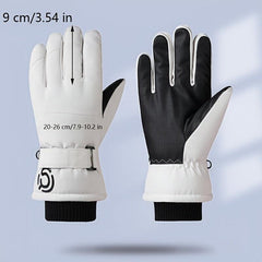 Women's Waterproof Touch Screen Ski Gloves