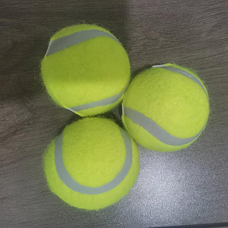 Tennis Balls 6pcs Pet Dog Play Balls No Net Bag