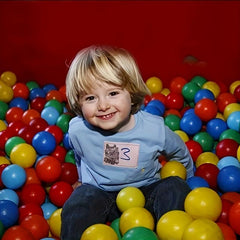 50Pcs Colorful Macaroon Candy Ocean Balls, Thick PE Bubble Ball Toy