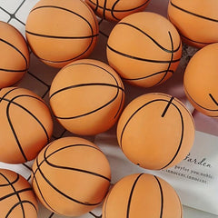 Rubber Elastic Mini Small Basketball for Kids