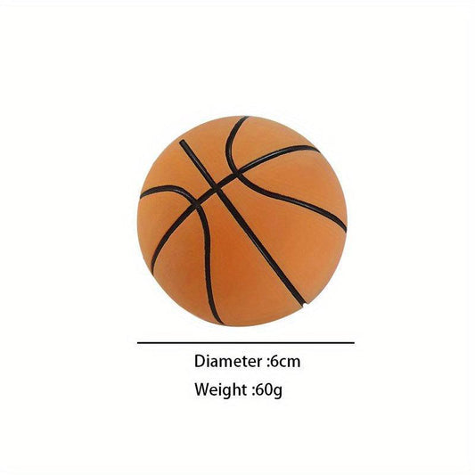 Rubber Elastic Mini Small Basketball for Kids