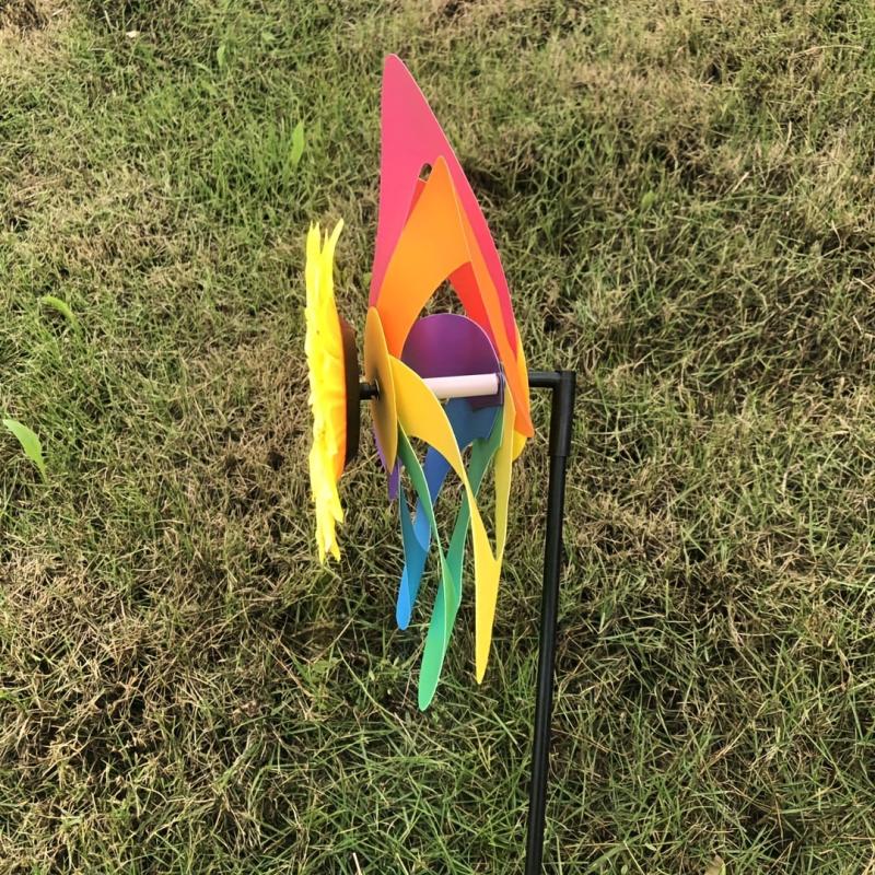 Colorful Sunflower Windmill As Christmas Halloween Gift