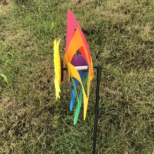 Colorful Sunflower Windmill As Christmas Halloween Gift