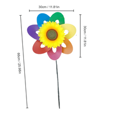 Colorful Sunflower Windmill As Christmas Halloween Gift