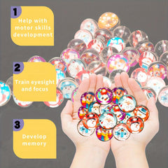 Bouncy Balls Christmas Party Balls Rubber Christmas Balls